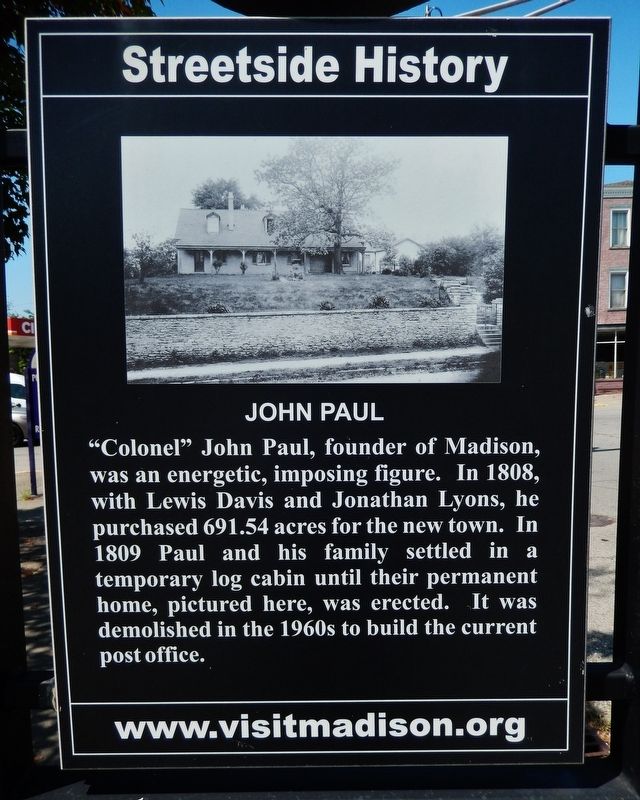 John Paul Marker (<i>east side</i>) image. Click for full size.