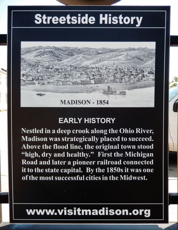 Early History Marker (<i>west side</i>). Click for full size. Early History Marker (<i>west side</i>) image. Click for full size.