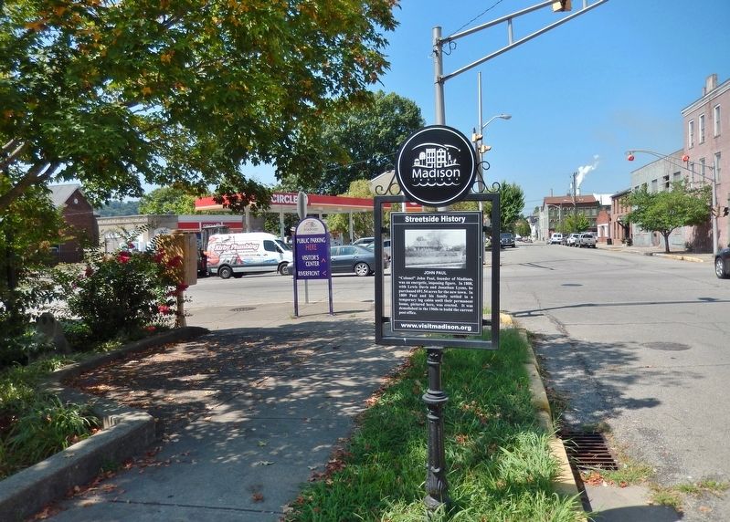 John Paul Marker (<i>east side</i>). Click for full size. John Paul Marker (<i>east side</i>) image. Click for full size.