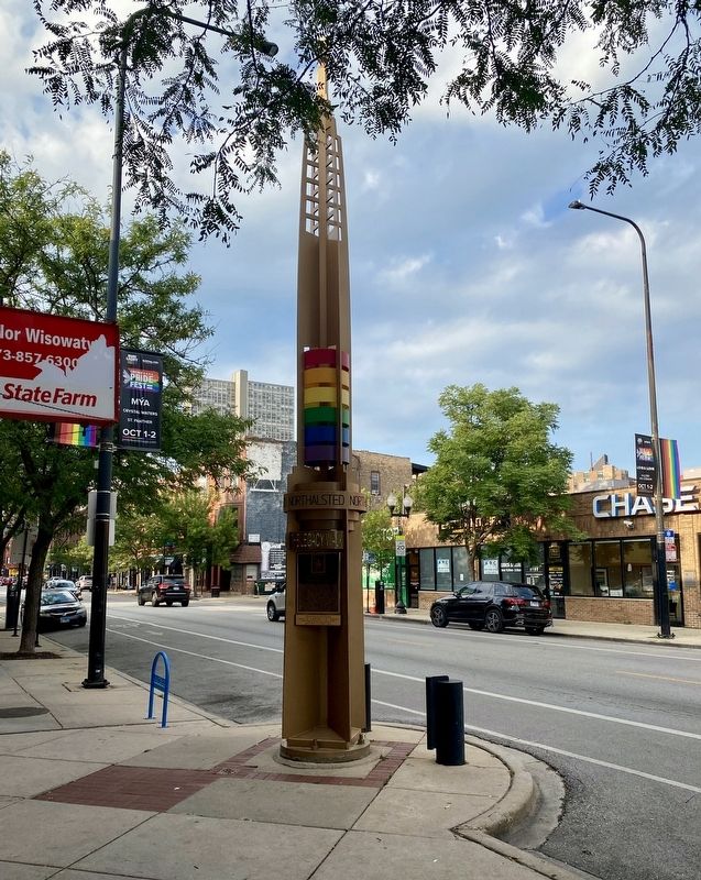 Josephine Baker Marker - wide view image. Click for full size.