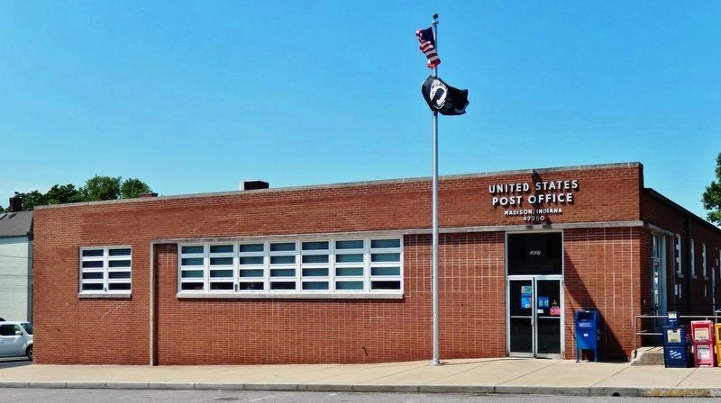 Madison, Indiana Post Office. Click for full size. Madison, Indiana Post Office image. Click for full size.