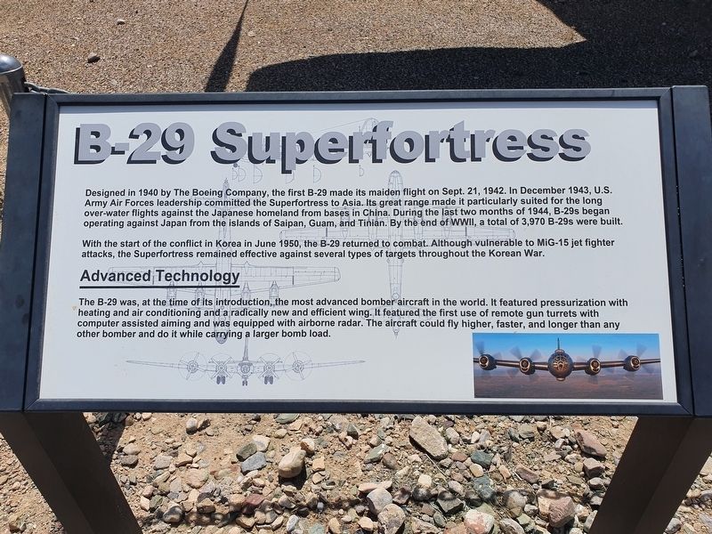 B-29 Superfortress Marker. Click for full size. B-29 Superfortress Marker image. Click for full size.