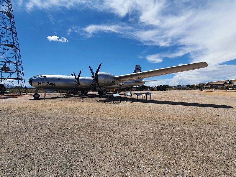 B-29 Superfortress and Marker image. Click for full size.