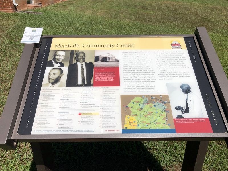 Meadville Community Center Marker image. Click for full size.