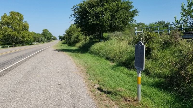 The view of the Six Mile-Royal Community Marker from the road image. Click for full size.