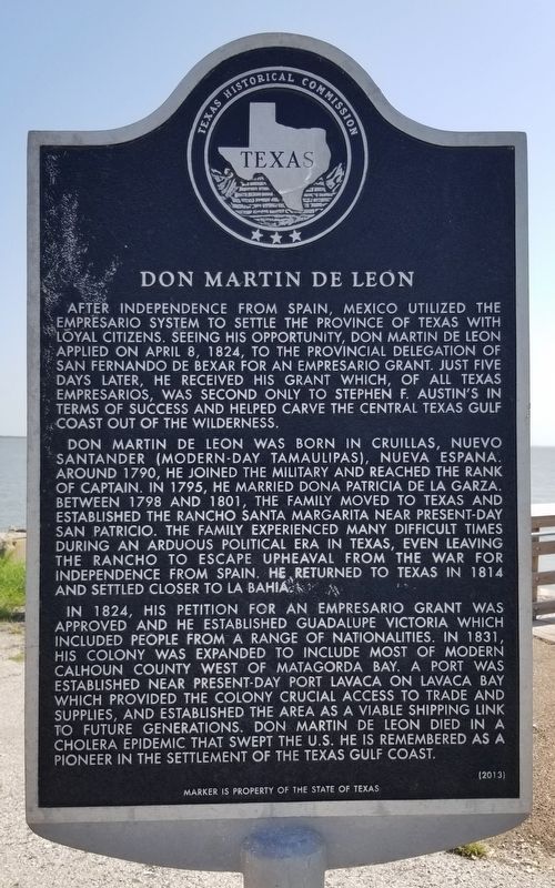 Don Martin de Leon Marker image. Click for full size.