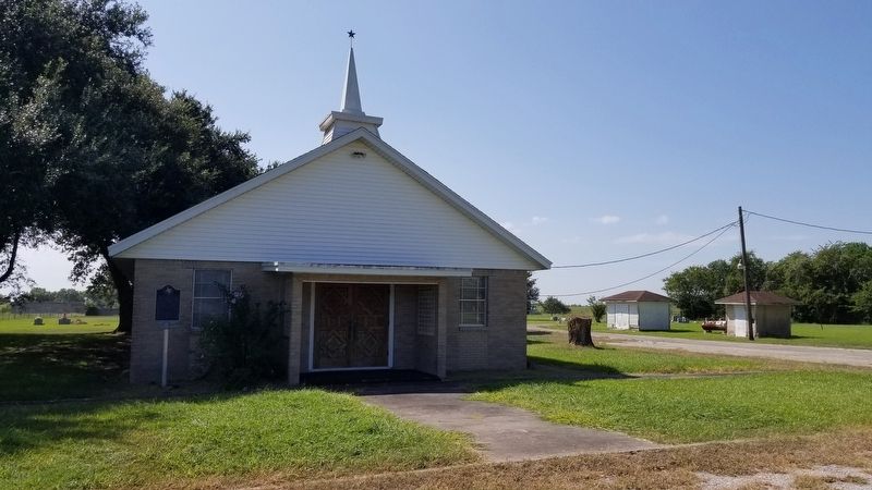 The view of the Six Mile Presbyterian Church and Marker from the street. Click for full size. The view of the Six Mile Presbyterian Church and Marker from the street image. Click for full size.