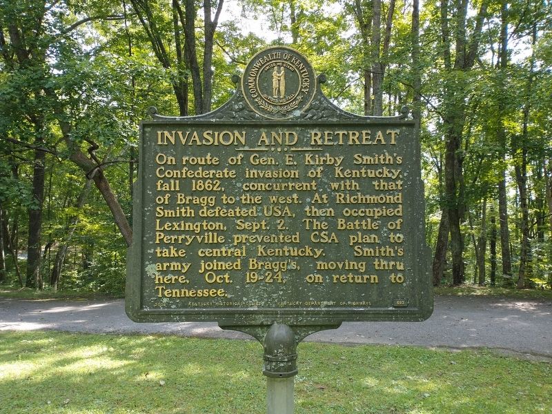 Invasion and Retreat Marker image. Click for full size.