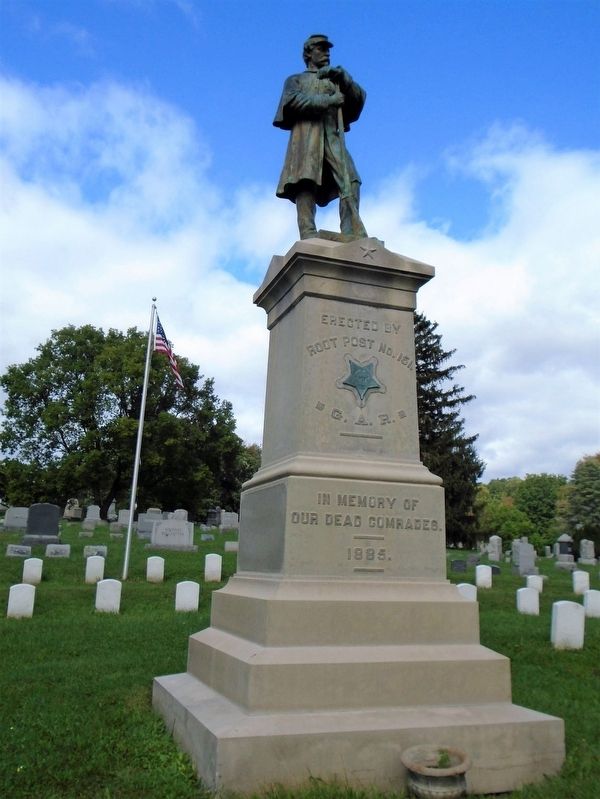 Soldier's and Sailor's Plot Monument. Click for full size. Soldier's and Sailor's Plot Monument image. Click for full size.