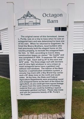 Octagon Barn Marker. Click for full size. Octagon Barn Marker image. Click for full size.