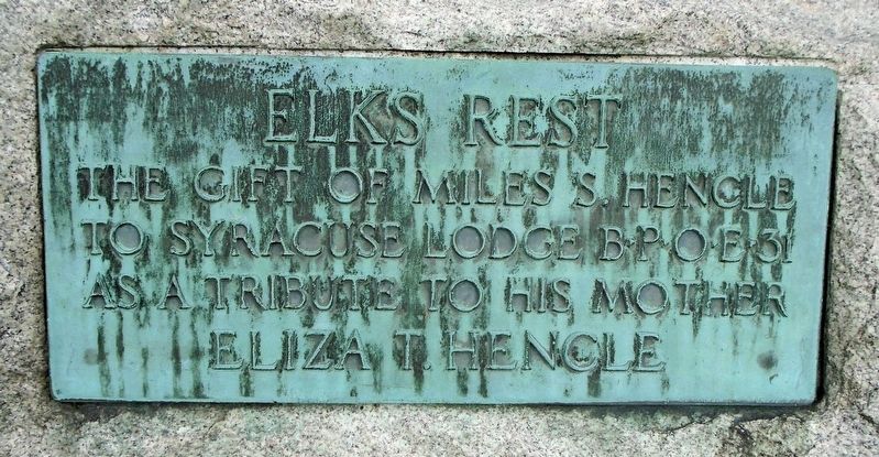 Elks Rest Marker. Click for full size. Elks Rest Marker image. Click for full size.