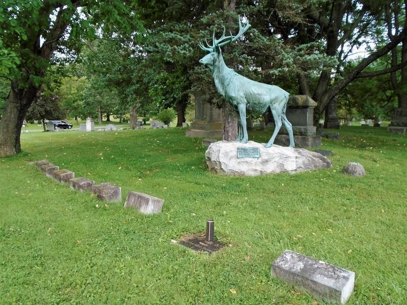 Elks Rest Plot, Marker, and Monument image. Click for full size.