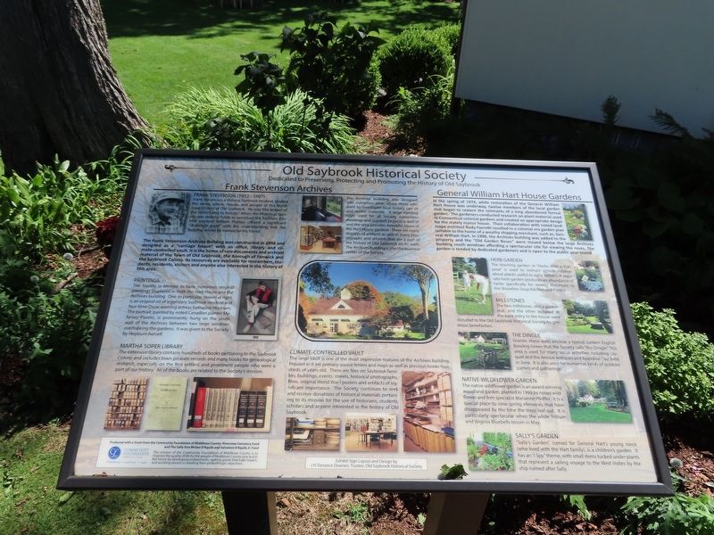 Old Saybrook Historical Society Marker. Click for full size. Old Saybrook Historical Society Marker image. Click for full size.