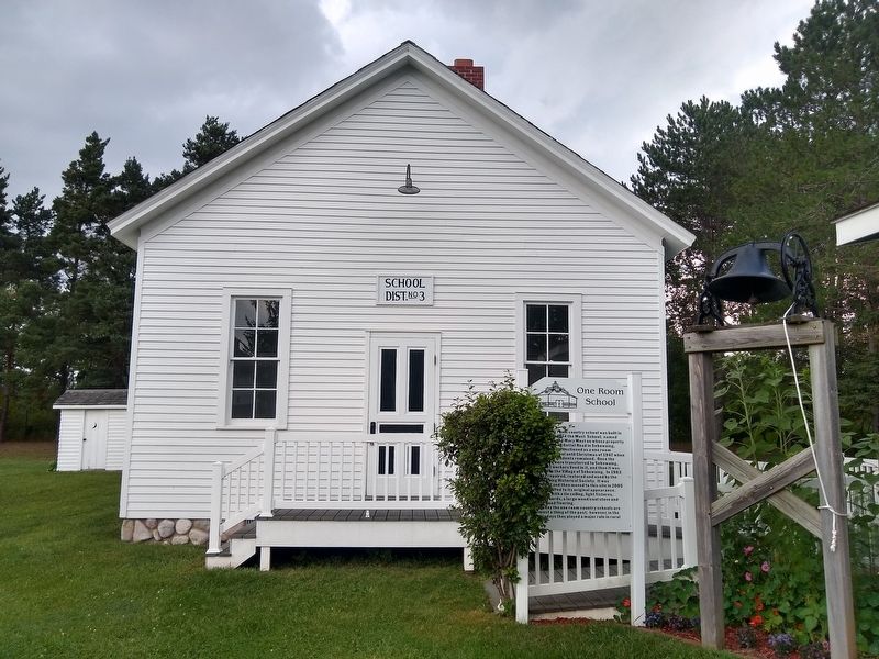One Room Schoolhouse and Marker image. Click for full size.
