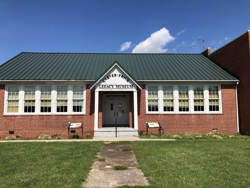 Carver-Price School Marker. Click for full size. Carver-Price School Marker image. Click for full size.