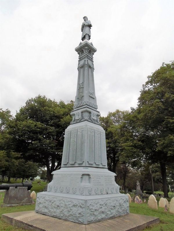 Civil War Memorial in GAR Plot. Click for full size. Civil War Memorial in GAR Plot image. Click for full size.