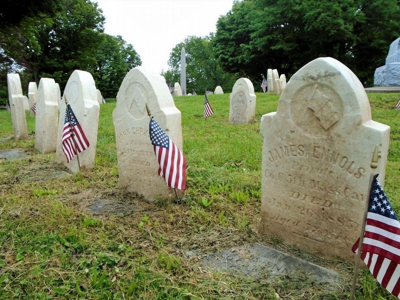 Civil War Memorial GAR Plot Detail. Click for full size. Civil War Memorial GAR Plot Detail image. Click for full size.