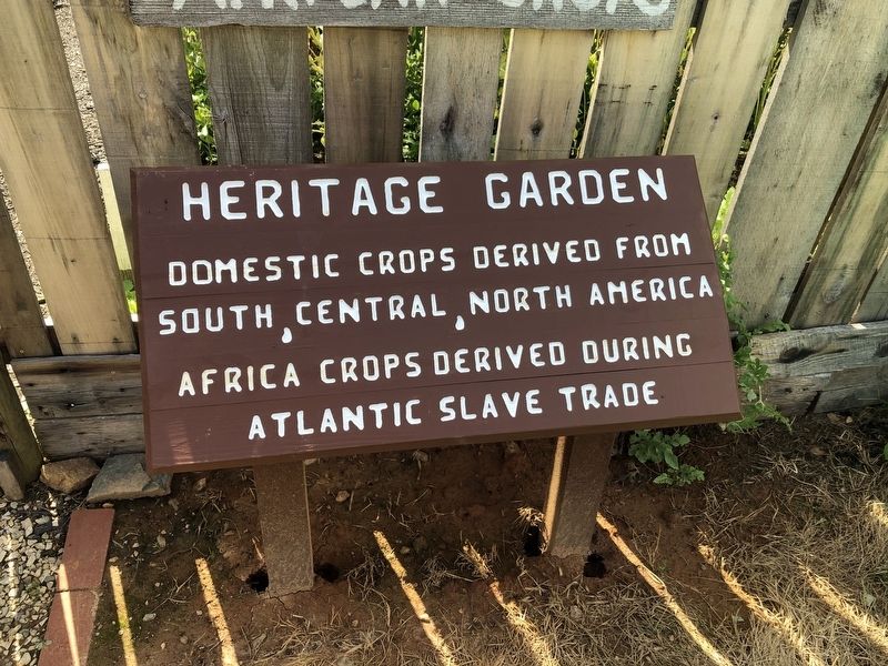 Heritage Garden Marker image. Click for full size.