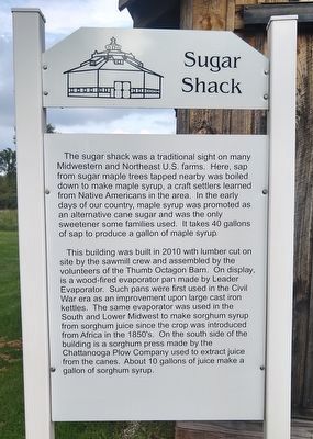 Sugar Shack Marker image. Click for full size.