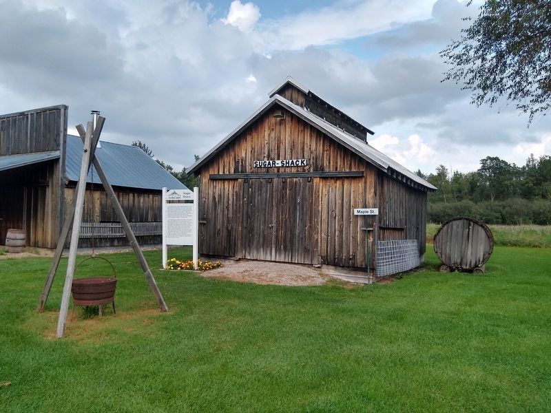 Sugar Shack and Marker image. Click for full size.