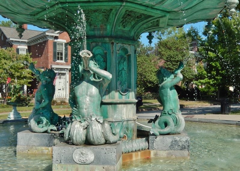 Broadway Fountain detail. Click for full size. Broadway Fountain detail image. Click for full size.
