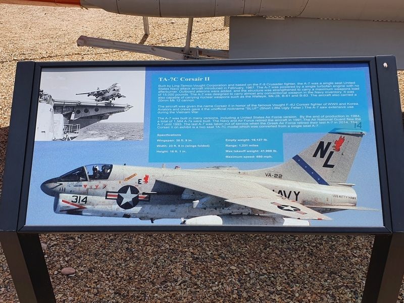 TA-7C Corsair II Marker. Click for full size. TA-7C Corsair II Marker image. Click for full size.