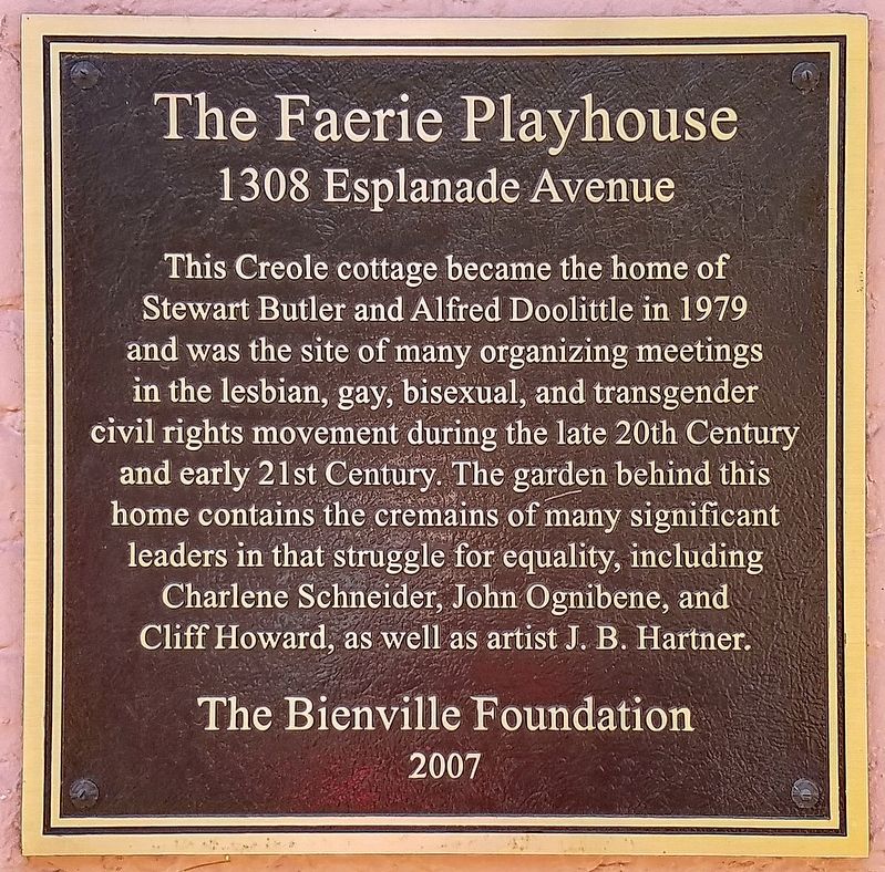 The Faerie Playhouse marker. Click for full size. The Faerie Playhouse marker image. Click for full size.
