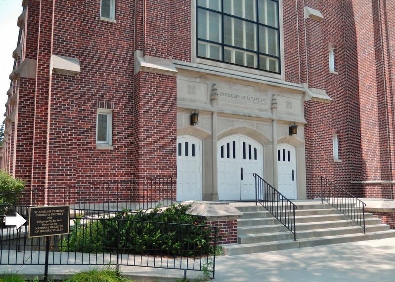 St Anselms Catholic Church & Rectory Marker image. Click for full size.