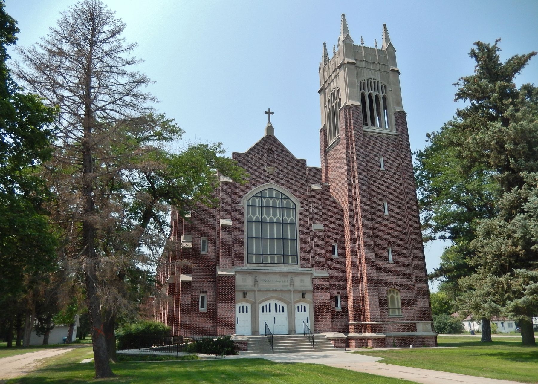 St. Anselm's Catholic Church (<i>east/front elevation</i>) image. Click for full size.