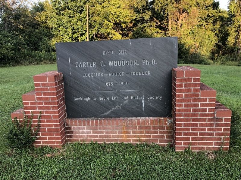 Carter G. Woodson, Ph.D. Marker. Click for full size. Carter G. Woodson, Ph.D. Marker image. Click for full size.
