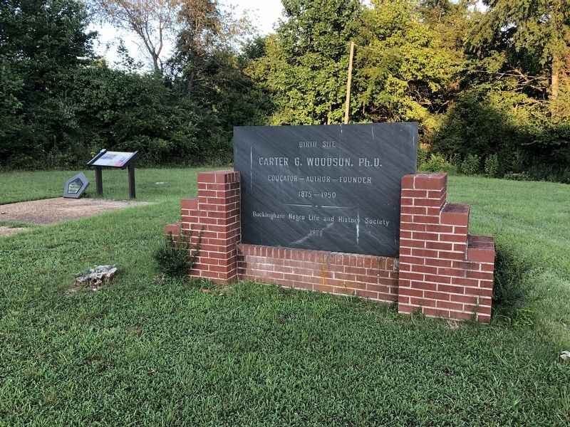Carter G. Woodson, Ph.D. Marker. Click for full size. Carter G. Woodson, Ph.D. Marker image. Click for full size.