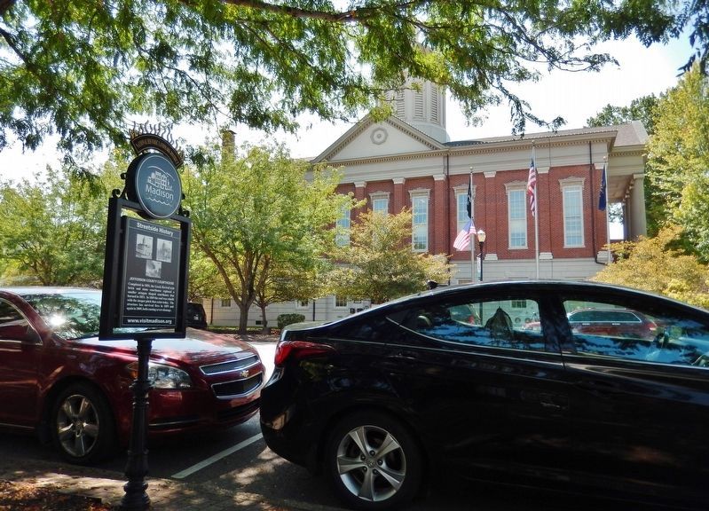 Jefferson County Courthouse Marker<br>(<i>west side</i>). Click for full size. Jefferson County Courthouse Marker<br>(<i>west side</i>) image. Click for full size.