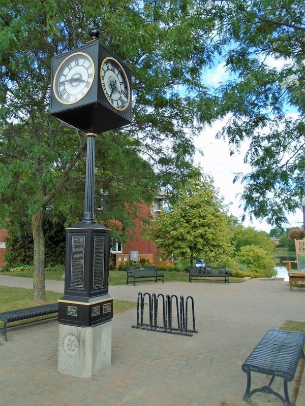 North Grenville Rotary Millennium Park, Clock, and Marker image. Click for full size.