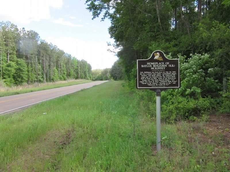Homeplace of Baylus Benjamin (B.B.) McKinney Marker. Click for full size. Homeplace of Baylus Benjamin (B.B.) McKinney Marker image. Click for full size.