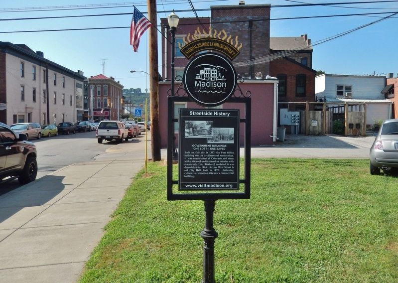 Government Buildings Marker (<i>north side</i>) image. Click for full size.