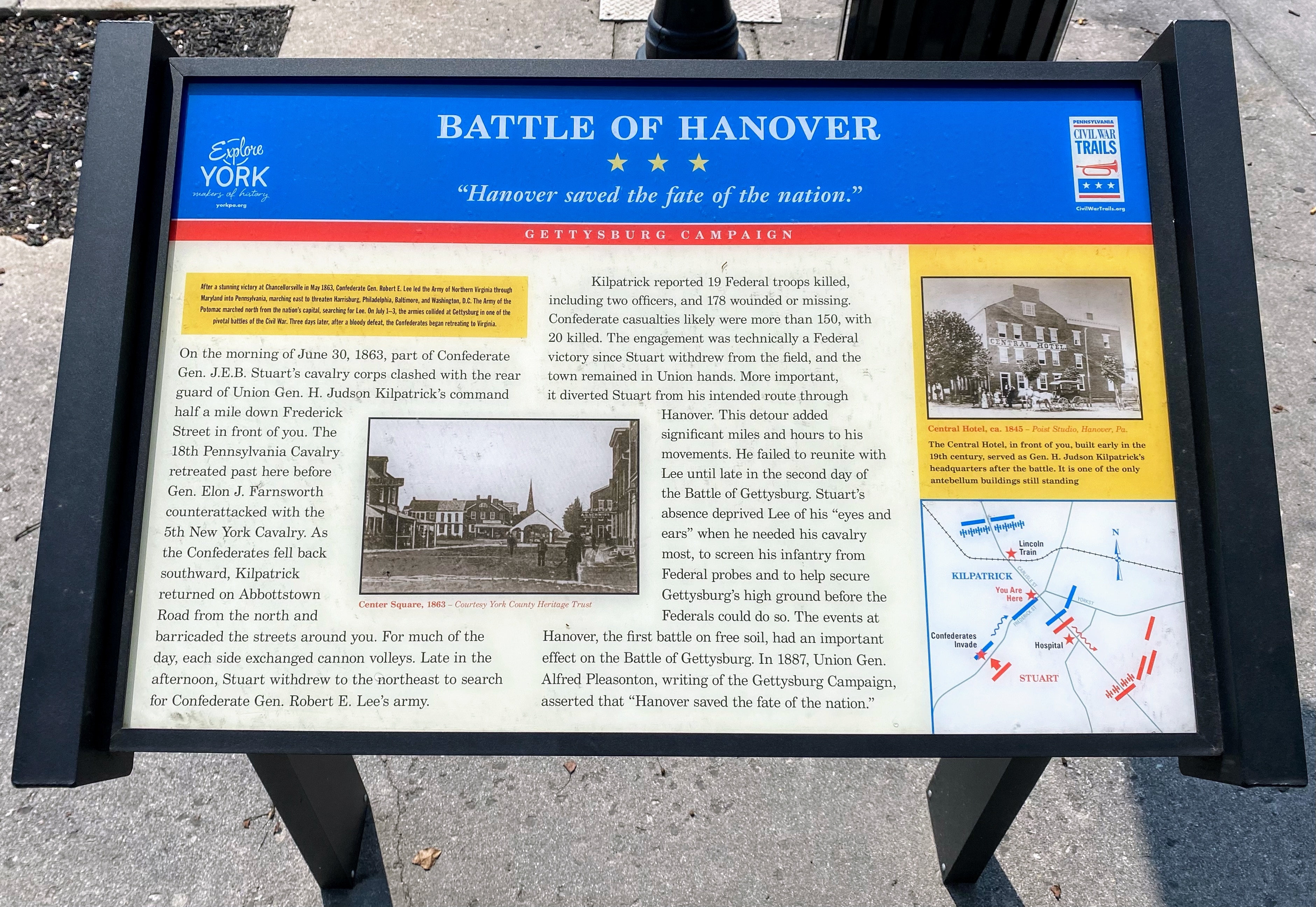 Battle of Hanover Marker