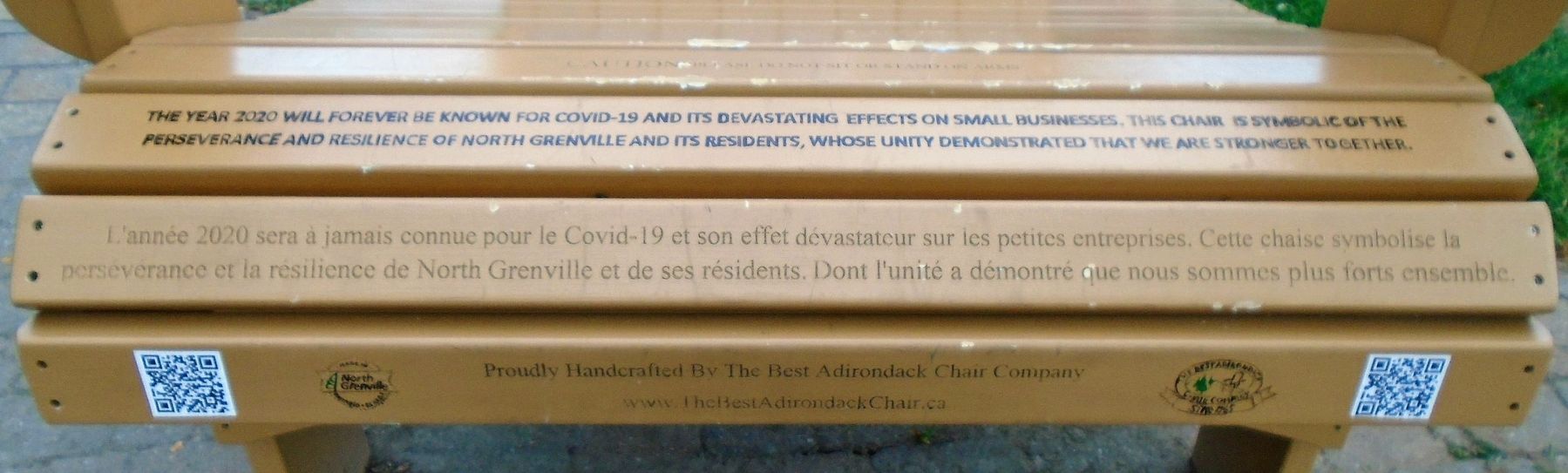 Resilience of North Grenville and its Residents Marker. Click for full size. Resilience of North Grenville and its Residents Marker image. Click for full size.