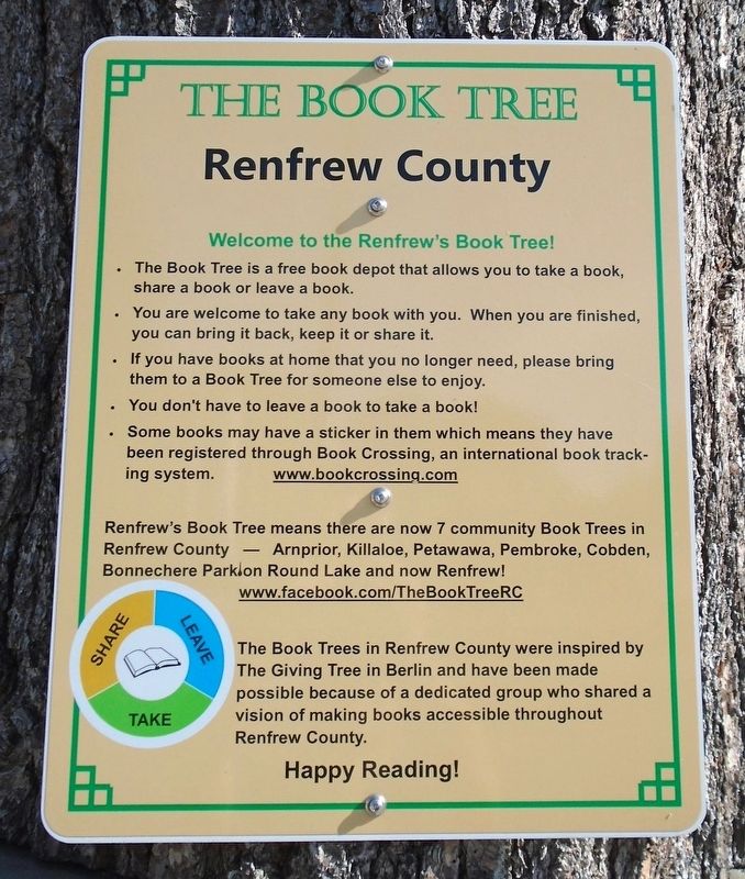 The Book Tree Marker image. Click for full size.