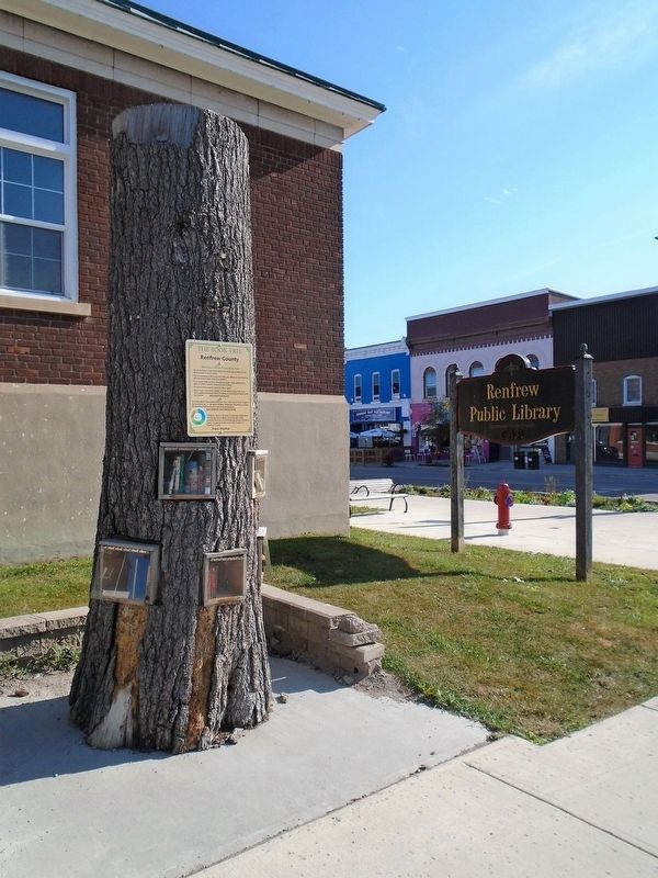 The Book Tree and Marker. Click for full size. The Book Tree and Marker image. Click for full size.
