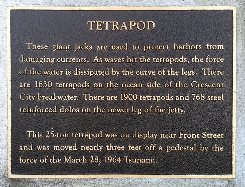 Tetrapod Marker image. Click for full size.