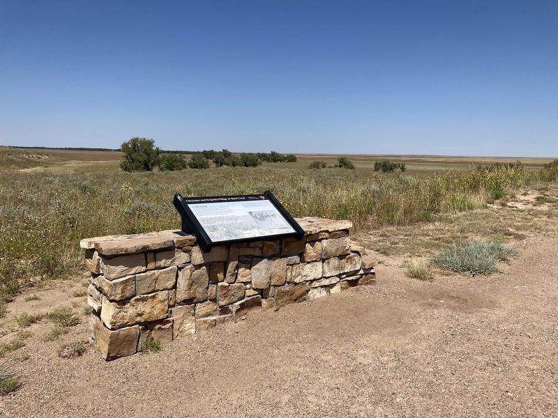 Cheyenne and Arapaho Village at Sand Creek Marker image. Click for full size.