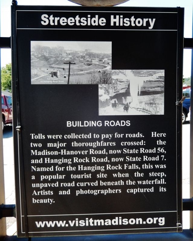 Building Roads Marker (<i>east side</i>) image. Click for full size.