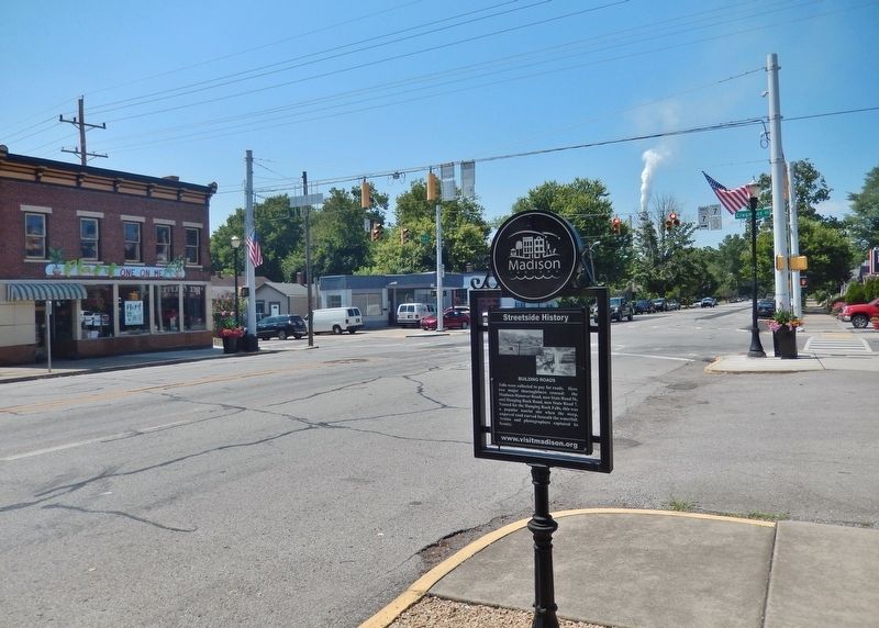 Building Roads Marker (<i>east side</i>) image. Click for full size.