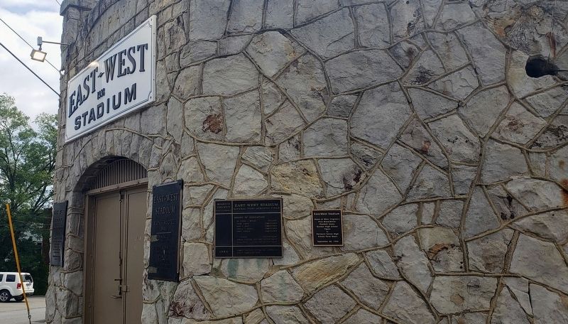 East/West Stadium Marker. Click for full size. East/West Stadium Marker image. Click for full size.