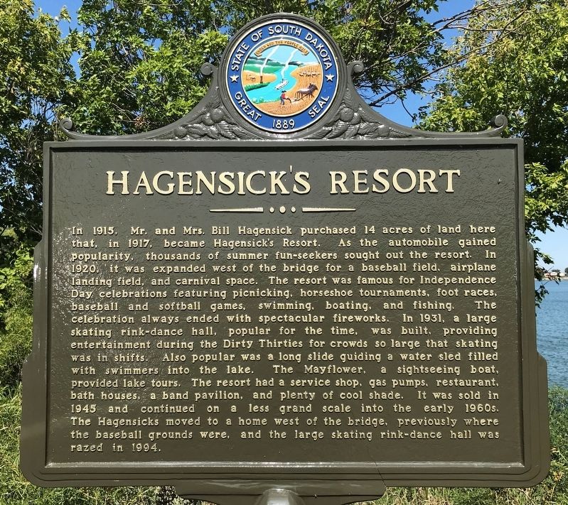 Hagensick's Resort Marker image. Click for full size.