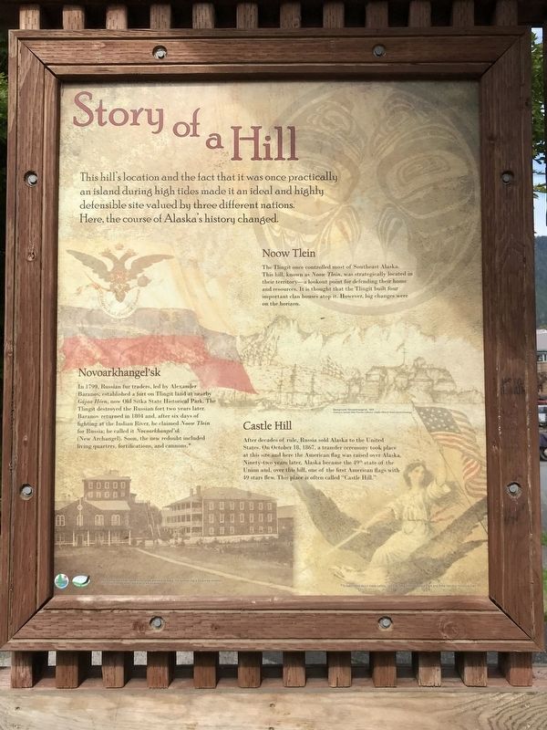 Story of a Hill Marker image. Click for full size.