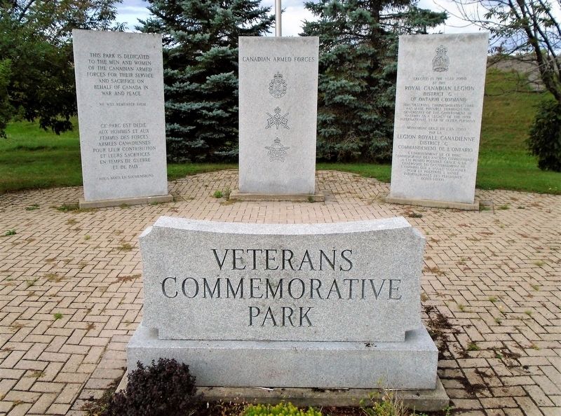 Veterans Commemorative Park Markers. Click for full size. Veterans Commemorative Park Markers image. Click for full size.