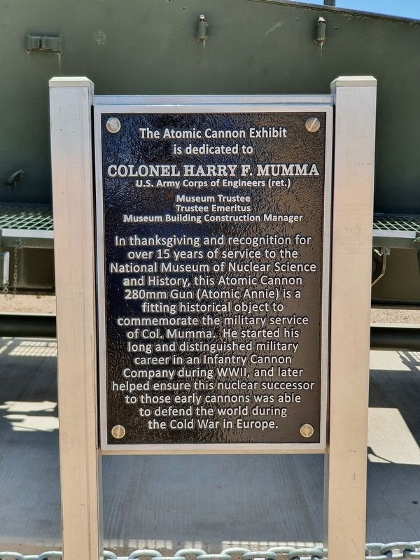 Colonel Henry F. Mumma Dedicatory Marker image. Click for full size.