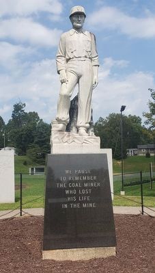 West Virginia Miners Memorial Shrine Statue image. Click for full size.