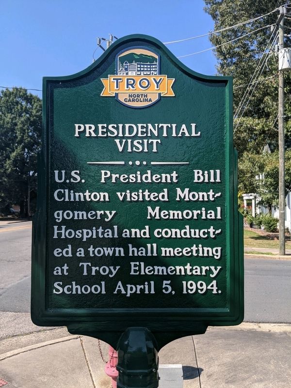 Presidential Visit Marker. Click for full size. Presidential Visit Marker image. Click for full size.